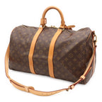 Louis Vuitton Monogram Keepall Bandouliere 45 Boston Bag Purse 2-Way — view 2