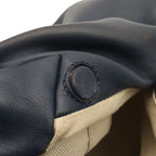 Loewe Anagram Bounce 2-Way Shoulder Bag Crossbody Leather Navy Silver — view 8