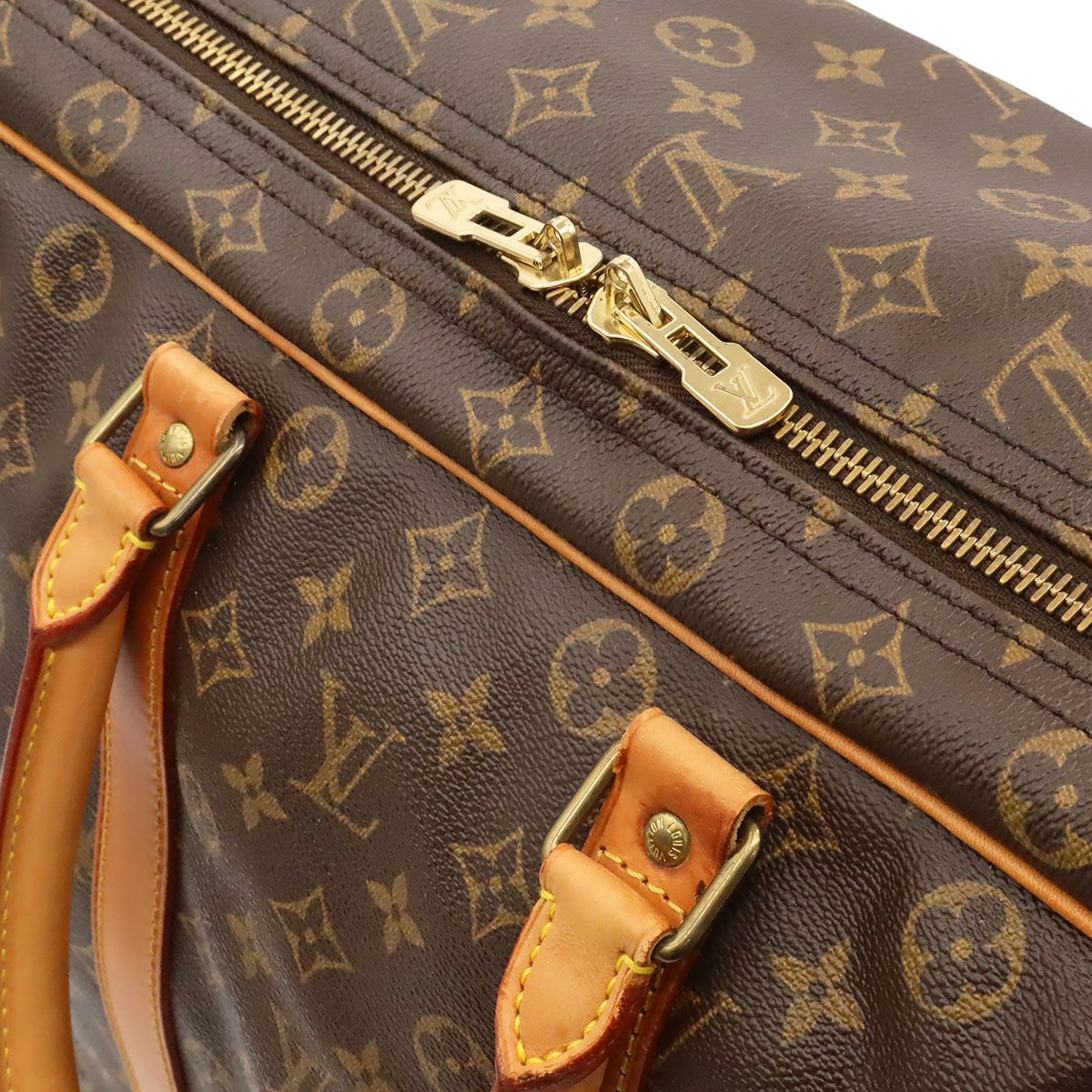 Louis Vuitton Monogram Sirius 55 Boston Bag Purse — view 5