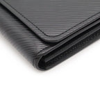 Louis Vuitton Epi Portefeuille Twist 2 Fold Wallet Bifold Leather Noir Black — view 3