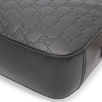 Gucci Guccissima Clutch Leather Black Silver — view 3