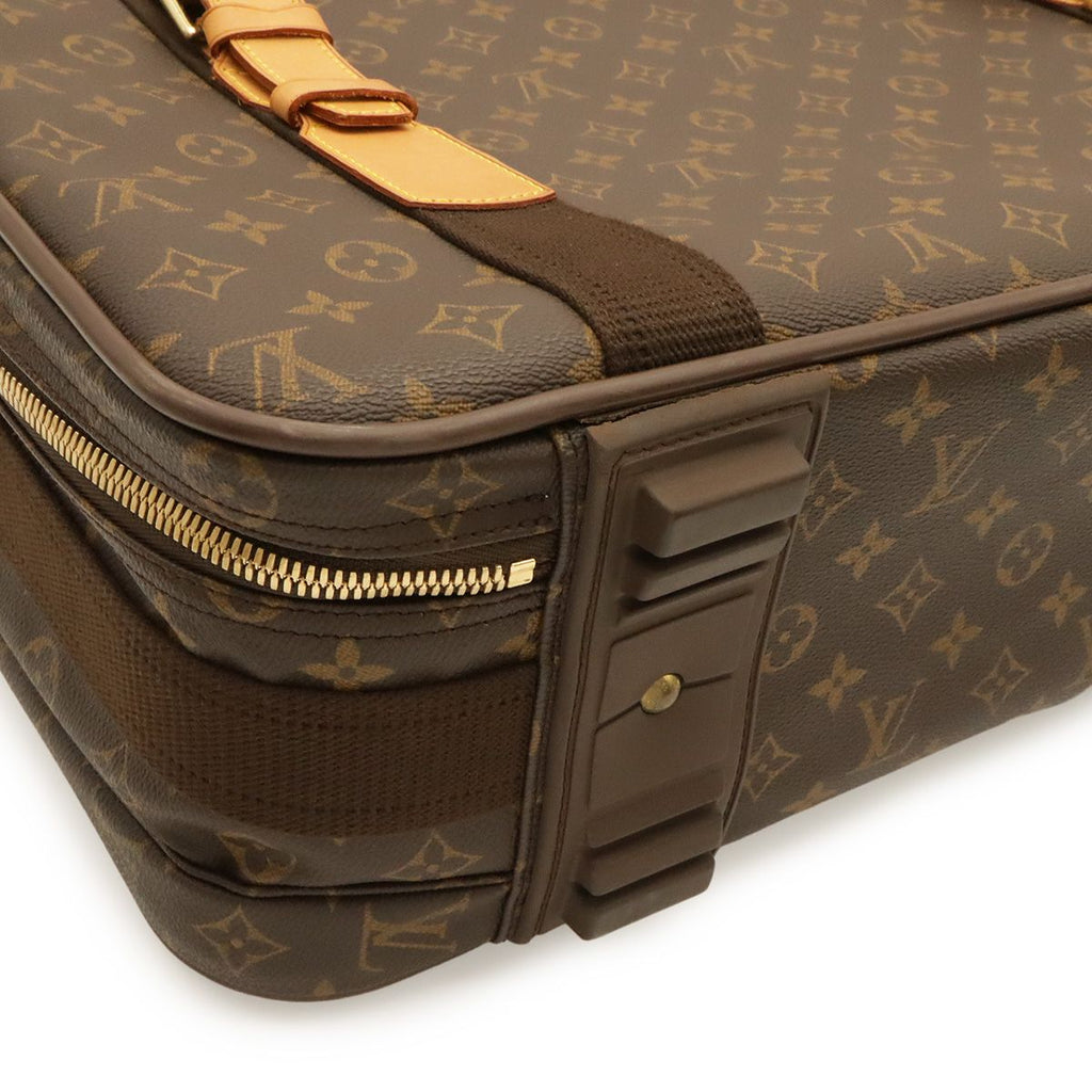 Louis Vuitton Monogram Satellite 53 Suitcase Travel Bag Purse 2-Way — view 3