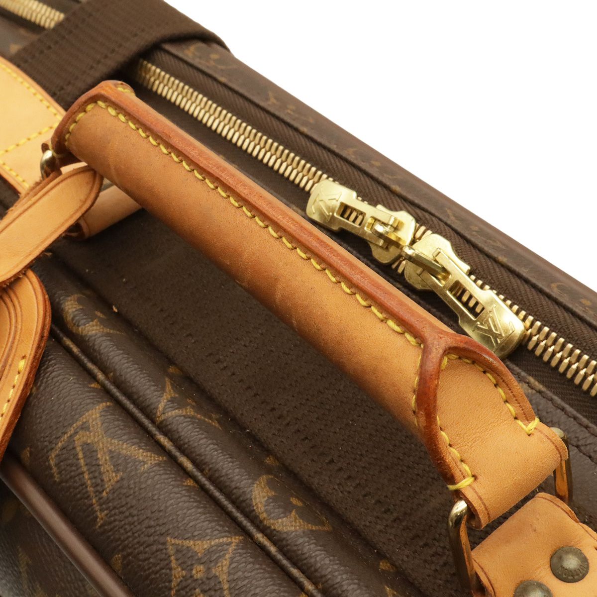 Louis Vuitton Monogram Satellite 53 Suitcase Travel Bag Purse 2-Way — view 5