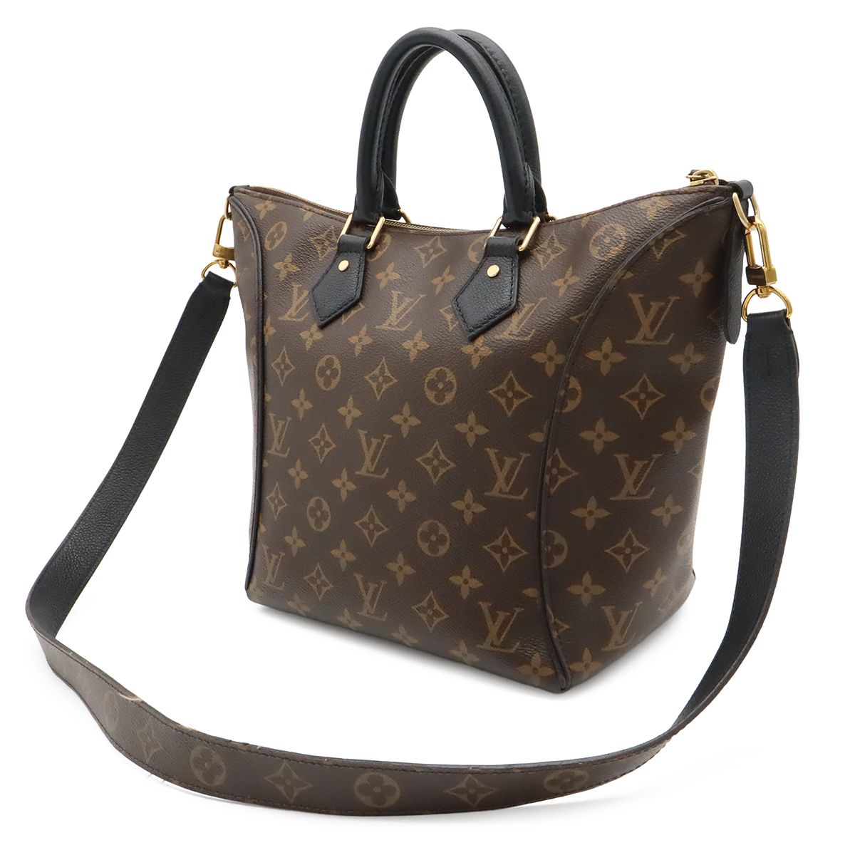 Louis Vuitton Monogram Tournelle PM 2-Way Shoulder Bag Leather Noir Black — view 2
