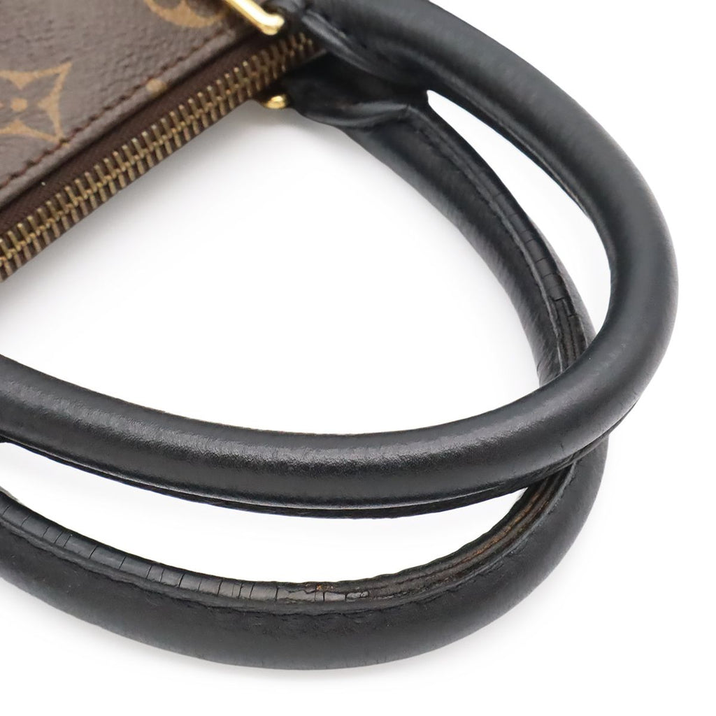 Louis Vuitton Monogram Tournelle PM 2-Way Shoulder Bag Leather Noir Black — view 4