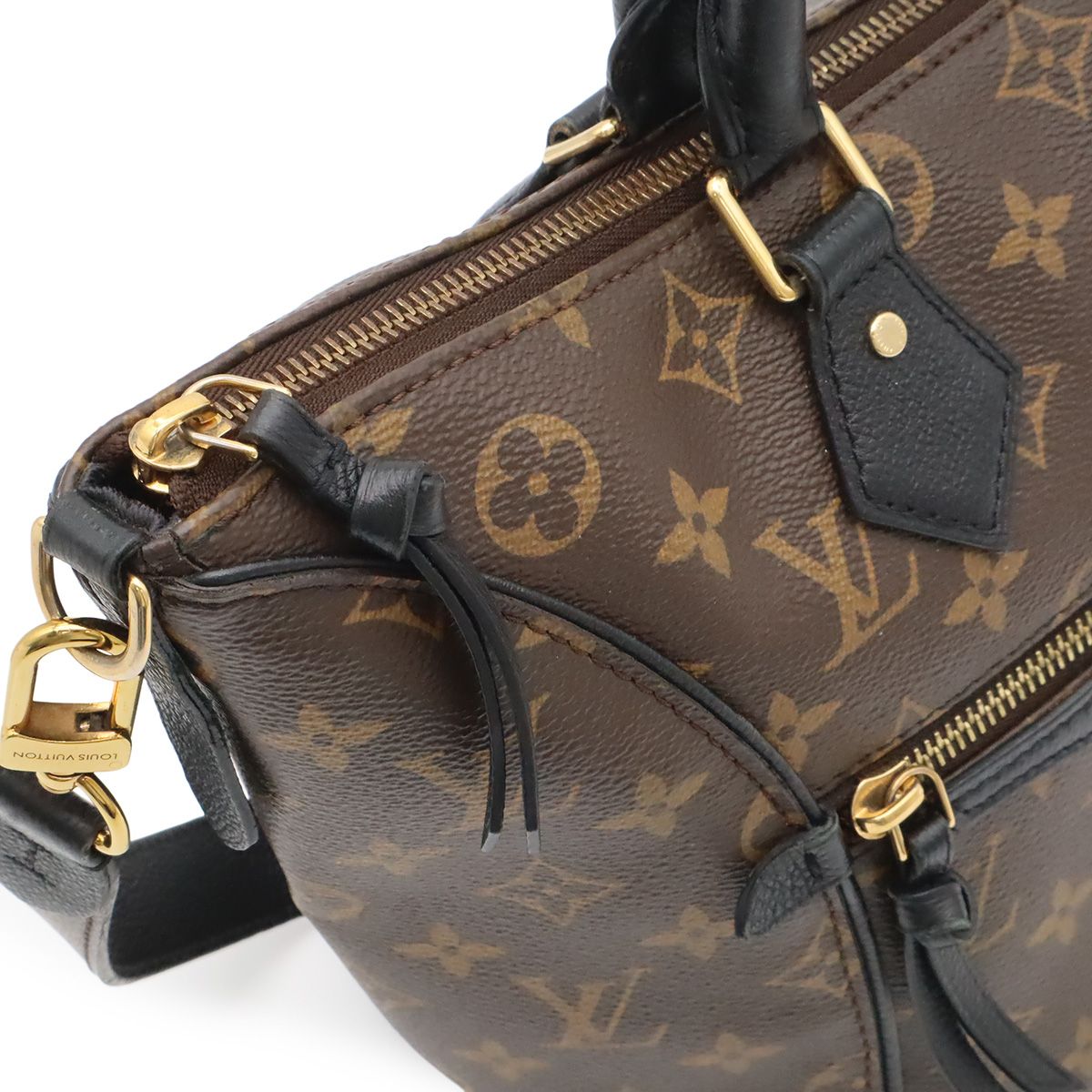 Louis Vuitton Monogram Tournelle PM 2-Way Shoulder Bag Leather Noir Black — view 5