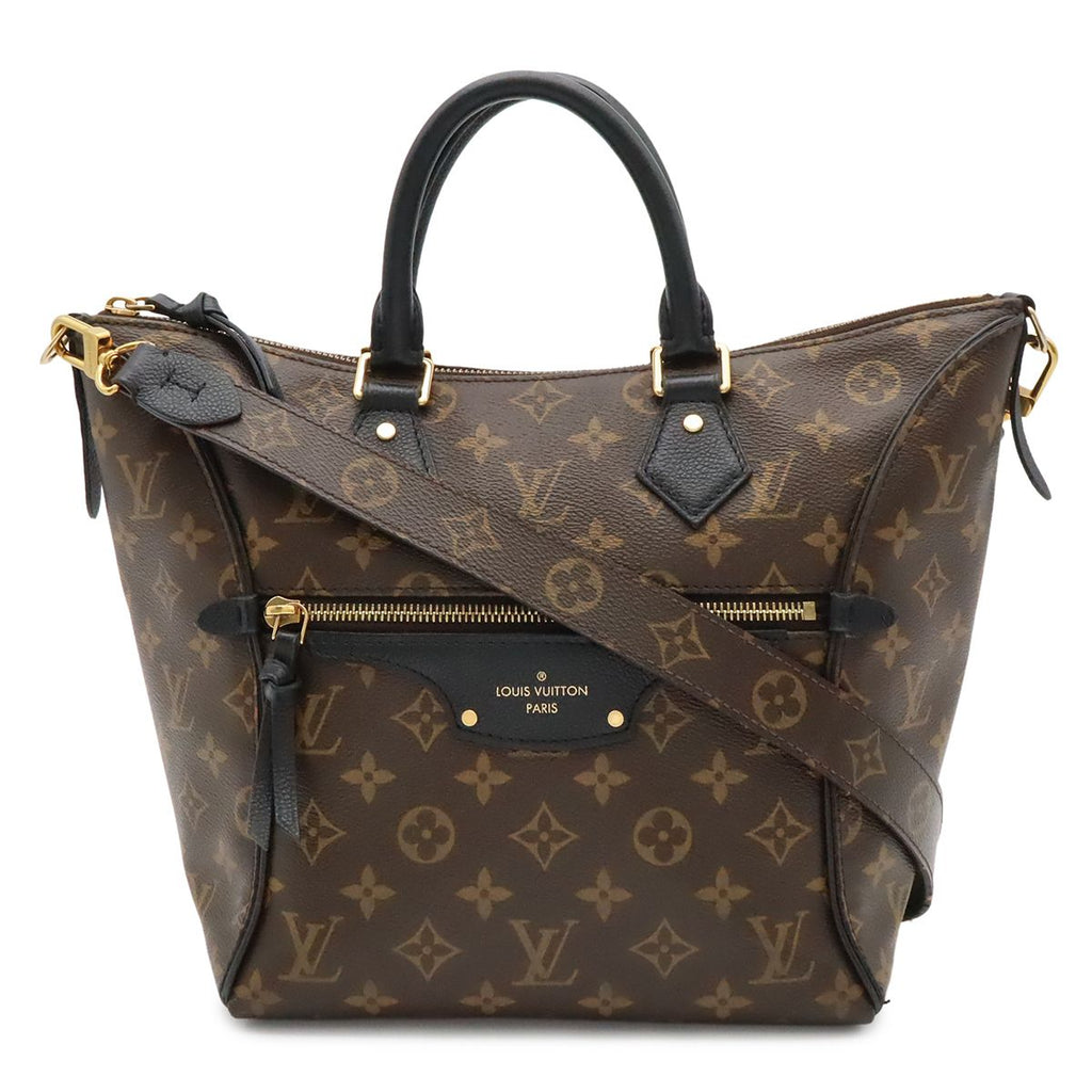 Louis Vuitton Monogram Tournelle PM 2-Way Shoulder Bag Leather Noir Black