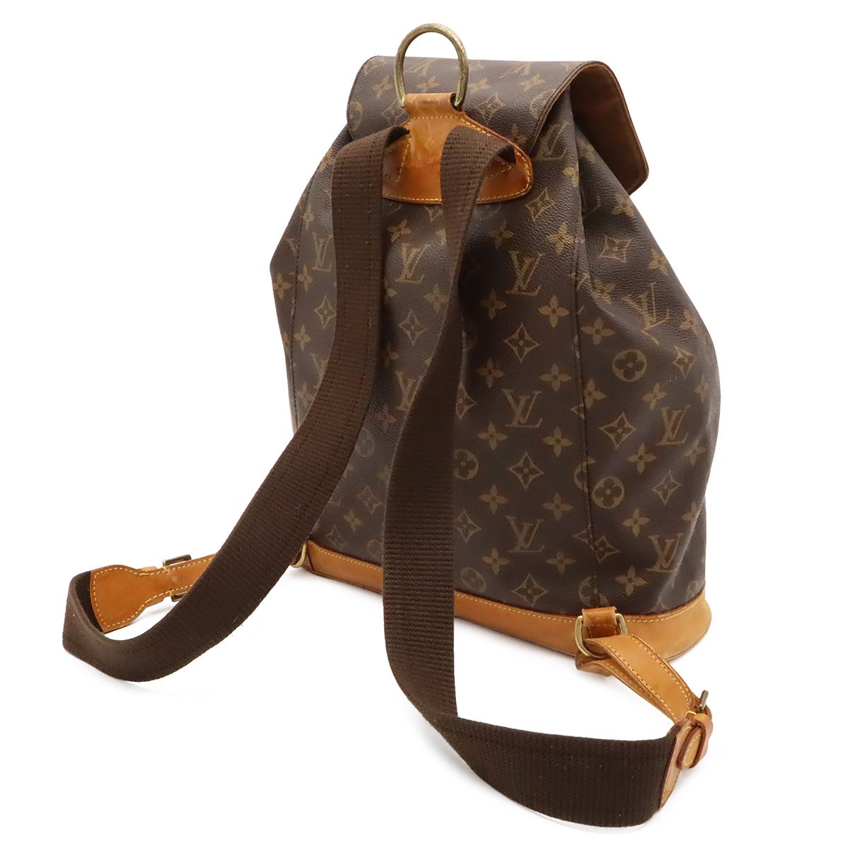 Louis Vuitton Monogram Montsouris GM Backpack Shoulder — view 2