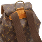 Louis Vuitton Monogram Montsouris GM Backpack Shoulder — view 4