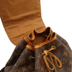 Louis Vuitton Monogram Montsouris GM Backpack Shoulder — view 7
