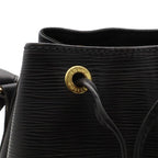 Louis Vuitton Epi Noe Shoulder Bag Drawstring Noir Black Gold — view 5