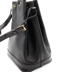 Louis Vuitton Epi Noe Shoulder Bag Drawstring Noir Black Gold — view 6