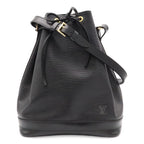 Louis Vuitton Epi Noe Shoulder Bag Drawstring Noir Black Gold