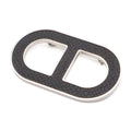 Hermes Chaine D'ancre Pin Brooch Veau Epsom Metal Black Silver