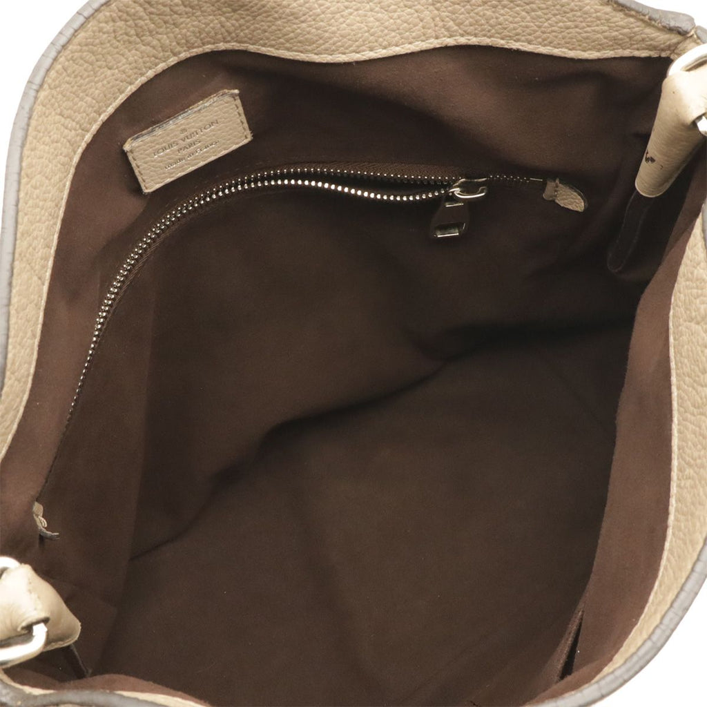 Louis Vuitton Mahina Babylon PM Shoulder Bag 2-Way Leather Gale Pink Beige — view 7