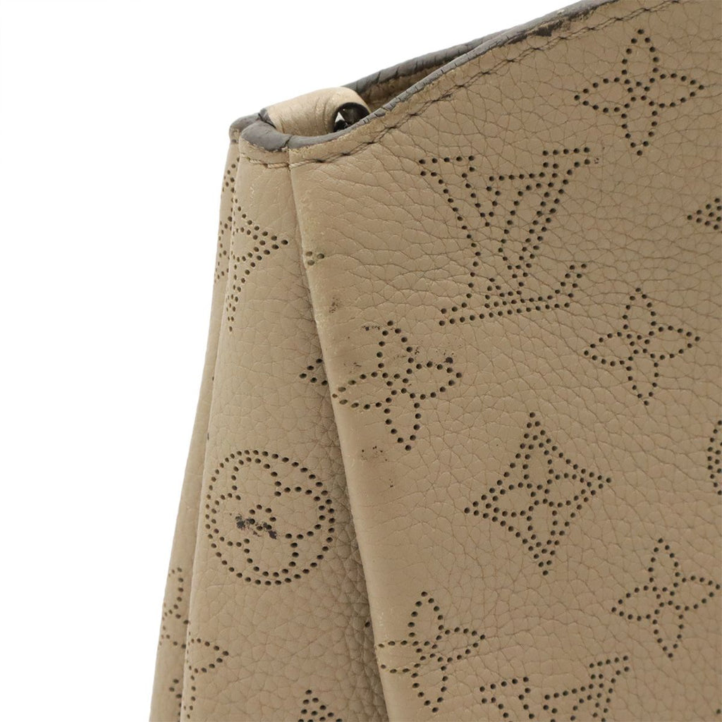 Louis Vuitton Mahina Babylon PM Shoulder Bag 2-Way Leather Gale Pink Beige — view 4