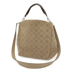 Louis Vuitton Mahina Babylon PM Shoulder Bag 2-Way Leather Gale Pink Beige — view 2