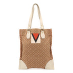 Louis Vuitton Monogram Mini Lin Tangier Tote Shoulder Bag Canvas Leather