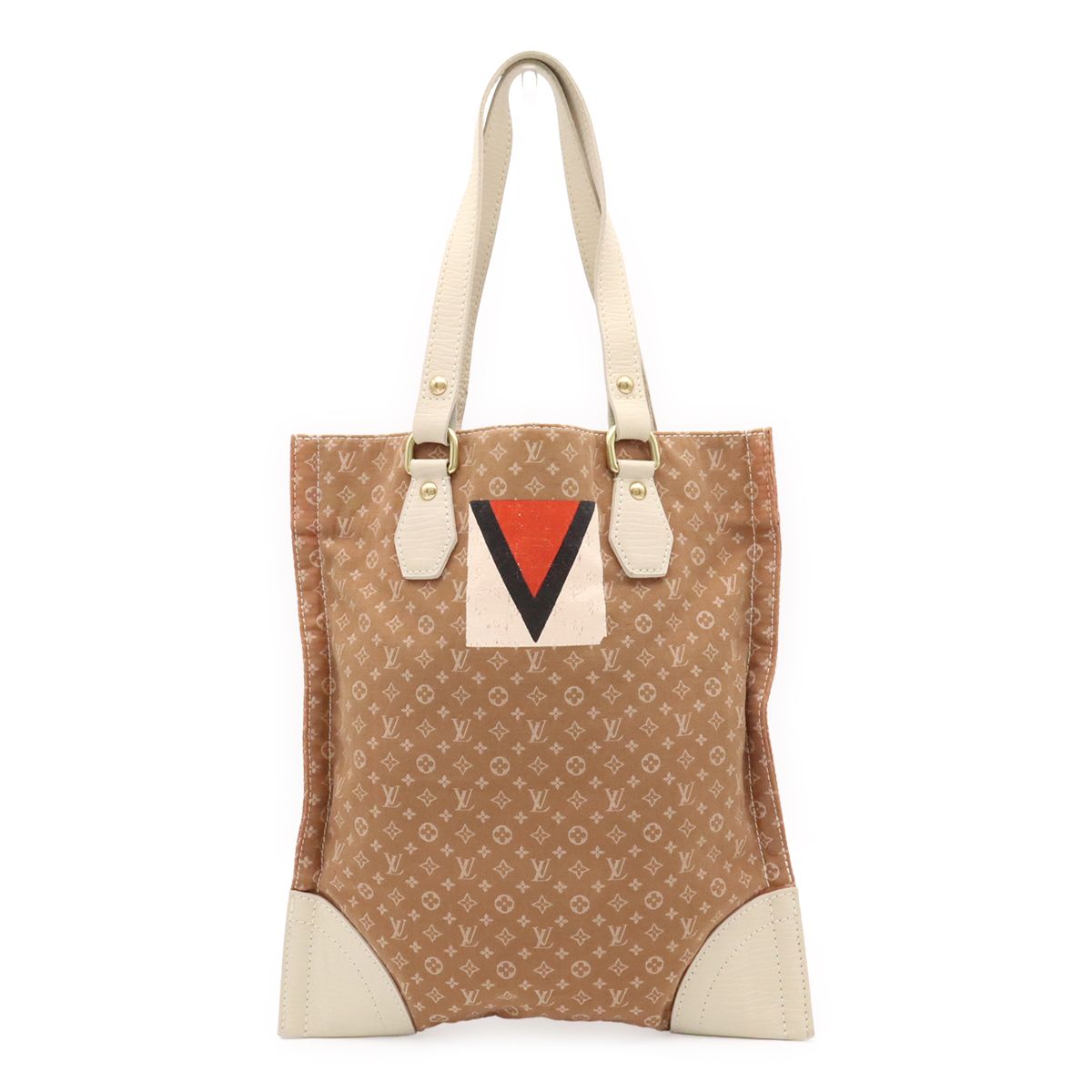 Louis Vuitton Monogram Mini Lin Tangier Tote Shoulder Bag Canvas Leather