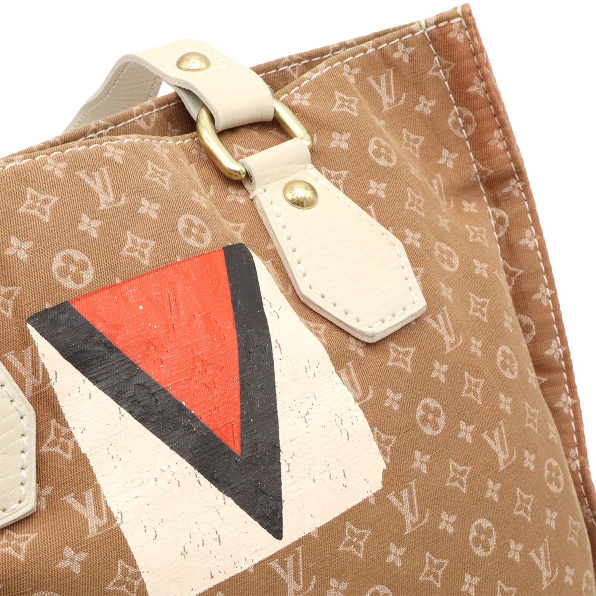 Louis Vuitton Monogram Mini Lin Tangier Tote Shoulder Bag Canvas Leather — view 6