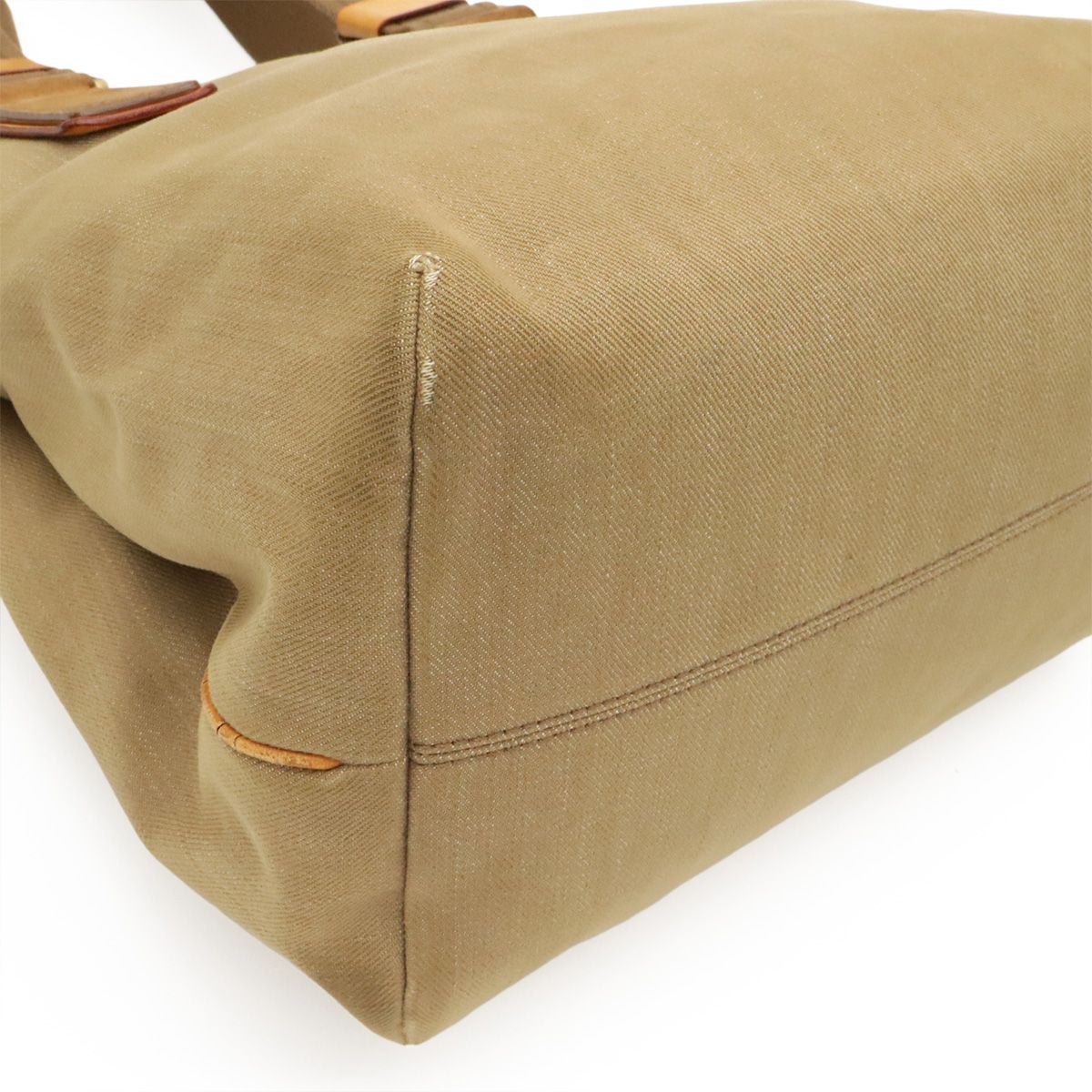 Louis Vuitton Plan Soleil Cabas PM Tote Shoulder Bag Canvas Khaki Beige — view 3