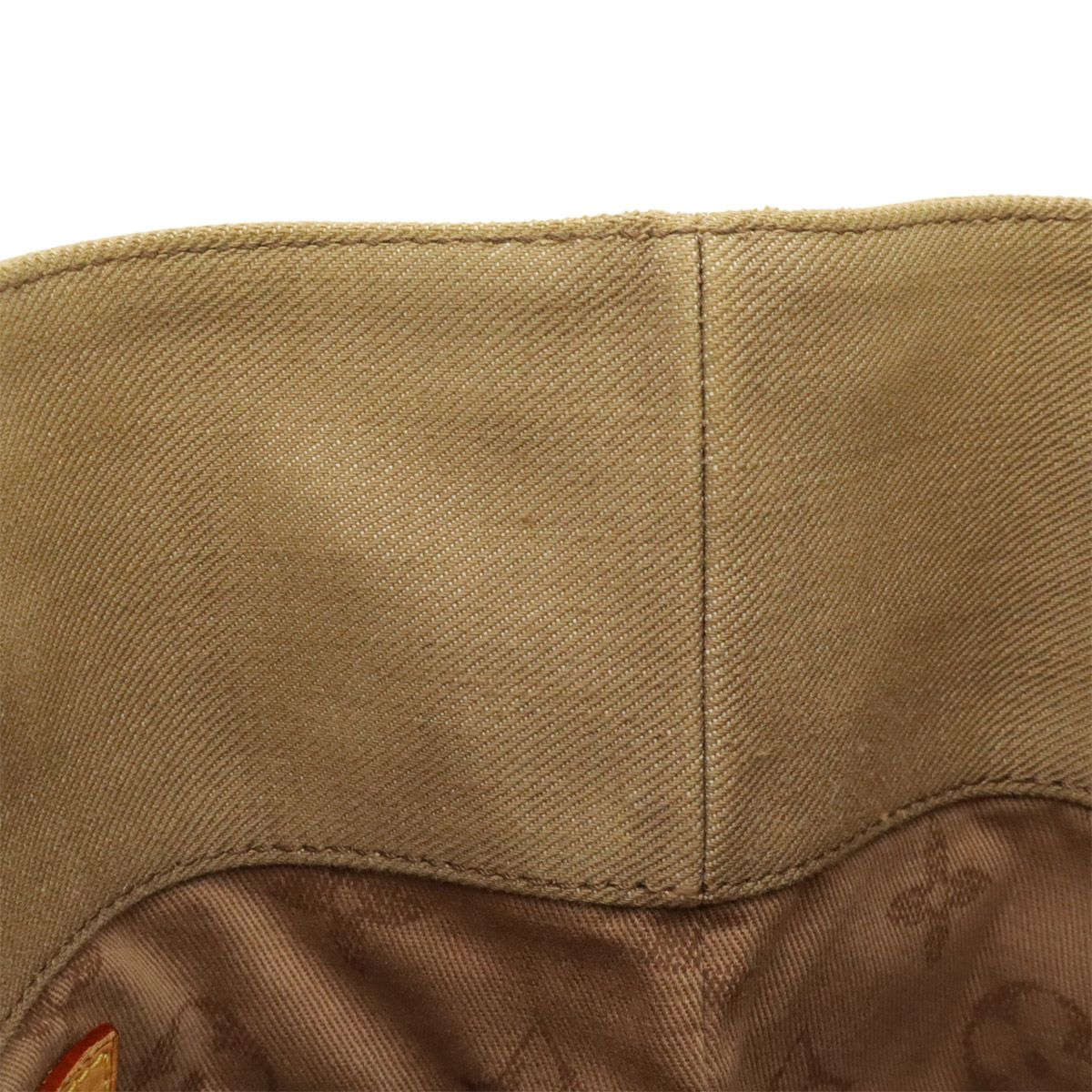 Louis Vuitton Plan Soleil Cabas PM Tote Shoulder Bag Canvas Khaki Beige — view 8