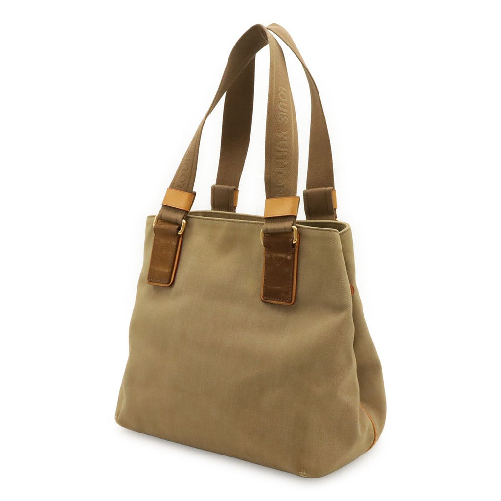 Louis Vuitton Plan Soleil Cabas PM Tote Shoulder Bag Canvas Khaki Beige — view 2