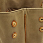 Louis Vuitton Plan Soleil Cabas PM Tote Shoulder Bag Canvas Khaki Beige — view 5