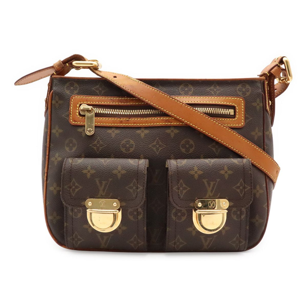 Louis Vuitton Monogram Hudson GM Shoulder Bag Crossbody Long
