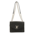 Louis Vuitton My Lockme Chain Shoulder Bag Pochette Leather Noir Black