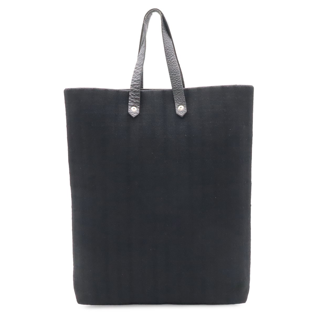 Hermes Amedaba Diago GM Tote Cotton Canvas Black