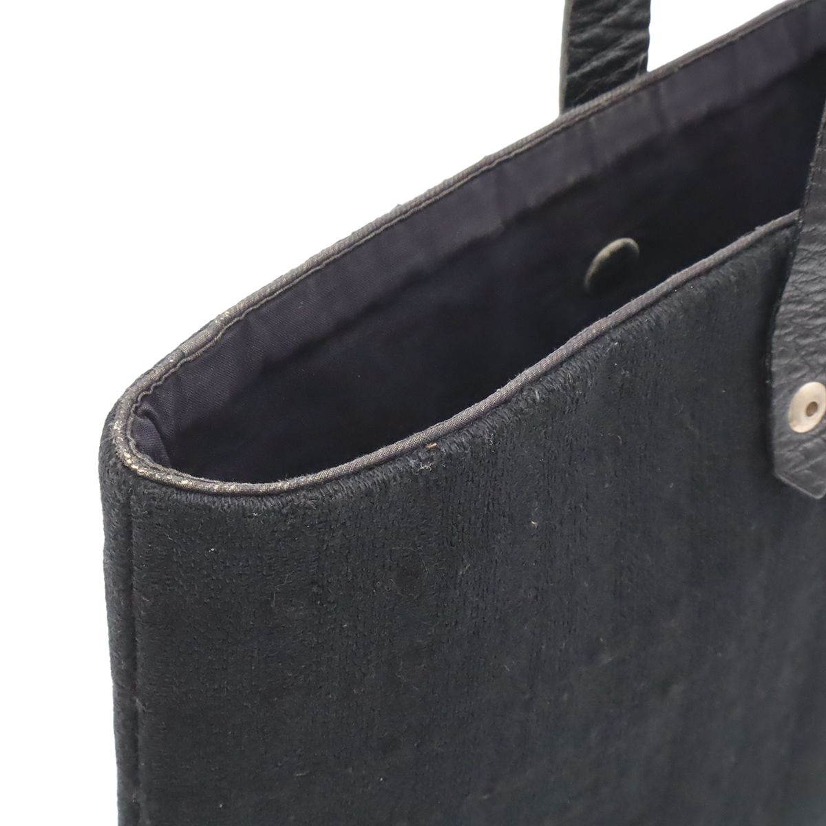 Hermes Amedaba Diago GM Tote Cotton Canvas Black — view 4