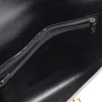 Louis Vuitton Epi Arche Shoulder Bag Pochette 2-Way Clutch Noir Black — view 6