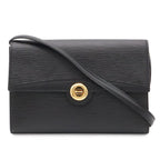 Louis Vuitton Epi Arche Shoulder Bag Pochette 2-Way Clutch Noir Black