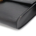 Louis Vuitton Epi Arche Shoulder Bag Pochette 2-Way Clutch Noir Black — view 3