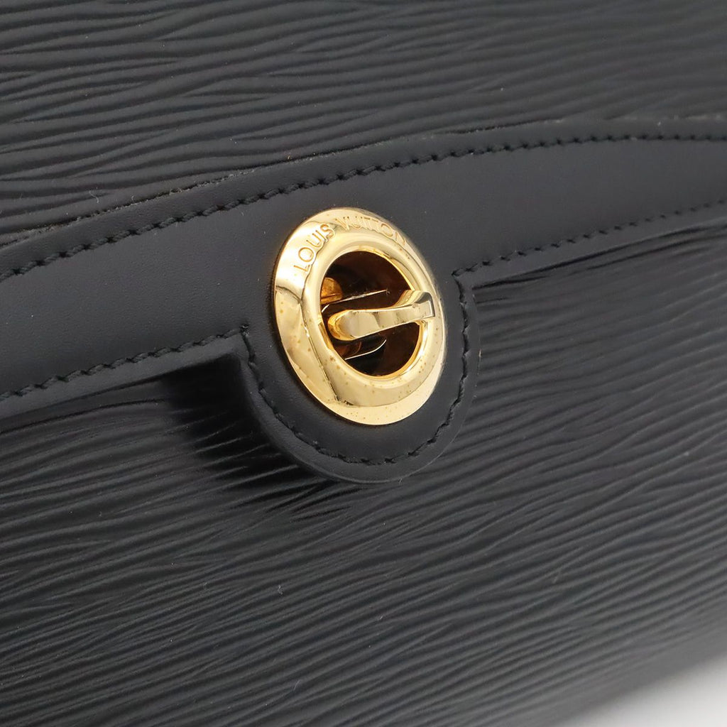 Louis Vuitton Epi Arche Shoulder Bag Pochette 2-Way Clutch Noir Black — view 9