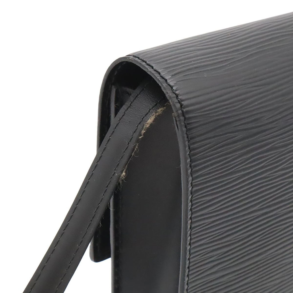 Louis Vuitton Epi Arche Shoulder Bag Pochette 2-Way Clutch Noir Black — view 4