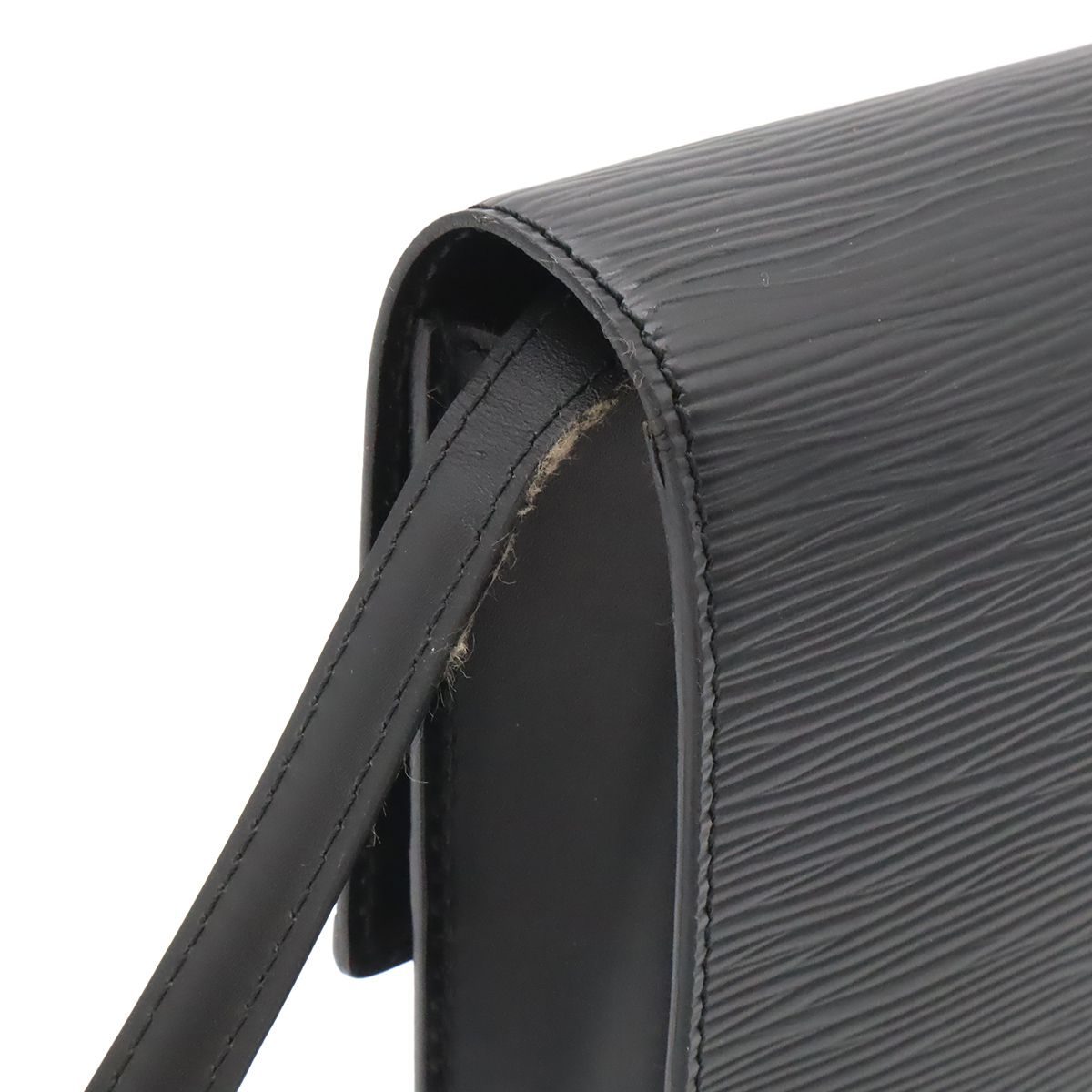 Louis Vuitton Epi Arche Shoulder Bag Pochette 2-Way Clutch Noir Black — view 4