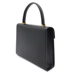 Louis Vuitton Epi Malesherbes Handbag Flap Bag Leather Noir Black Gold — view 2