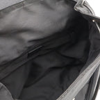 Gucci GG Nylon Backpack Leather Black Silver — view 6
