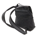 Gucci GG Nylon Backpack Leather Black Silver — view 2