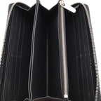 Louis Vuitton Monogram Mahina Zippy Wallet Zip Around Leather Noir Black — view 5