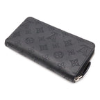 Louis Vuitton Monogram Mahina Zippy Wallet Zip Around Leather Noir Black — view 2