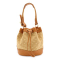 Louis Vuitton Monogram Mini Noerie Mini Bag Drawstring Canvas Beige Brown