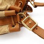Louis Vuitton Monogram Mini Noerie Mini Bag Drawstring Canvas Beige Brown — view 5
