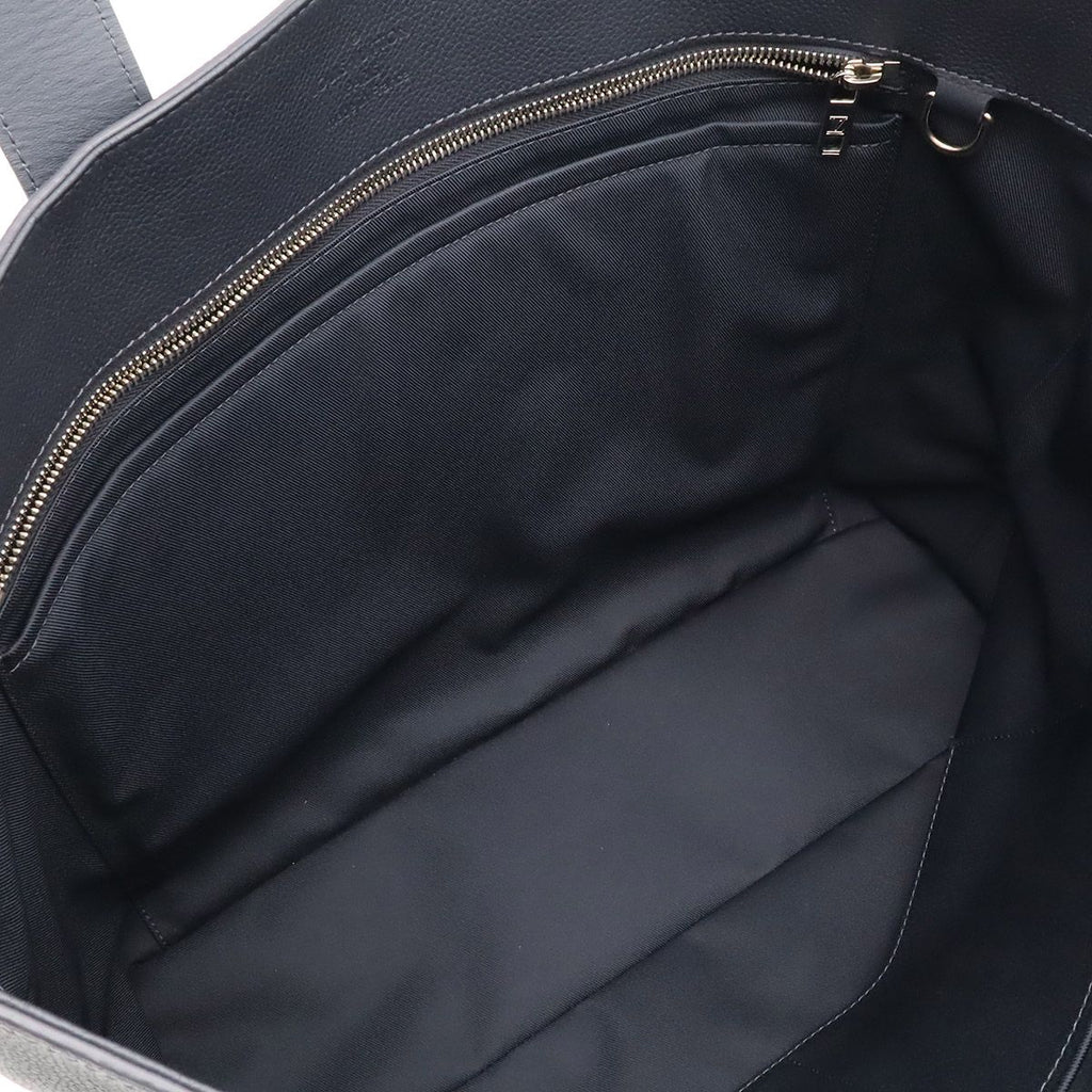 Louis Vuitton LV Aerogram Pilot Tote Shoulder Bag Leather Ink Blue — view 5