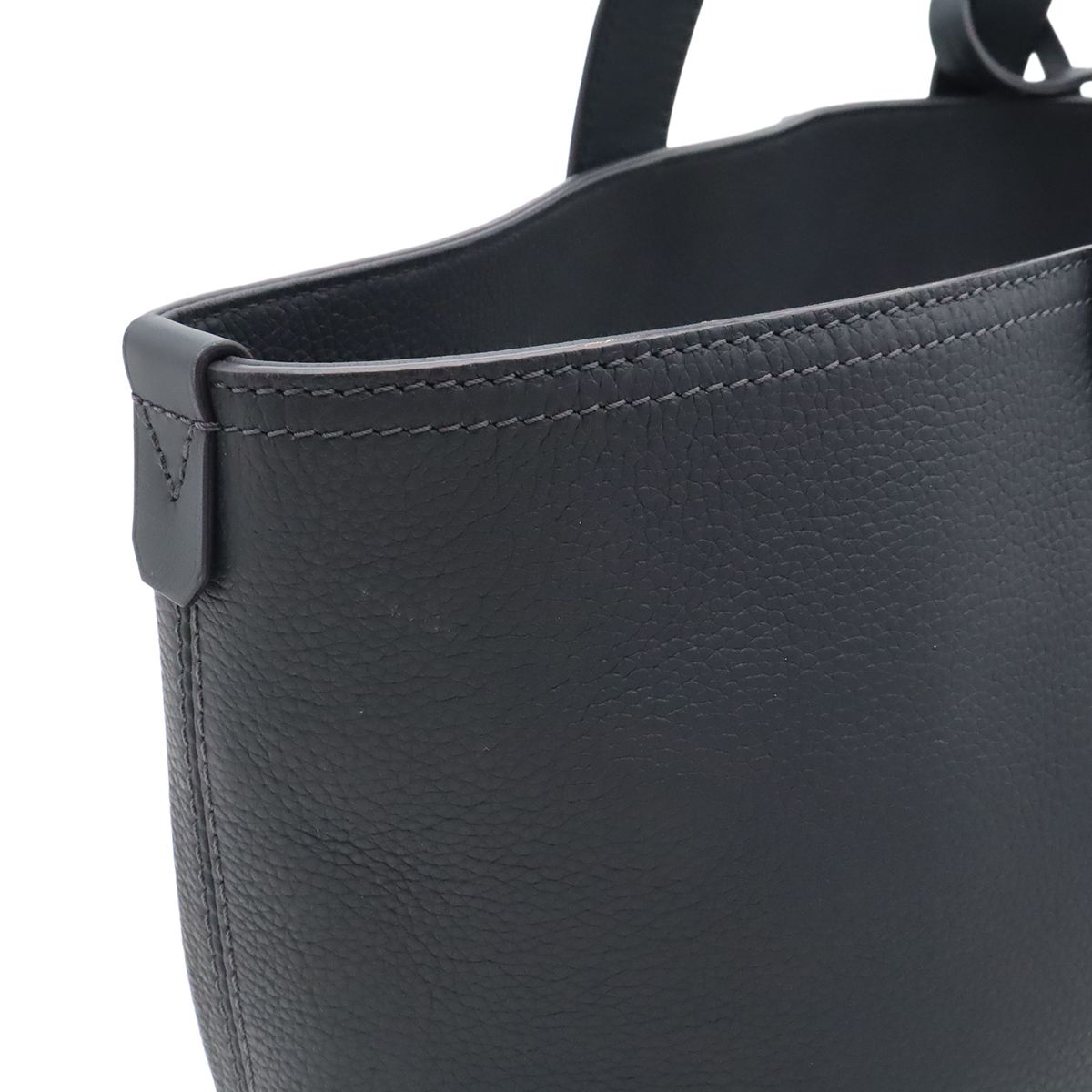 Louis Vuitton LV Aerogram Pilot Tote Shoulder Bag Leather Ink Blue — view 6