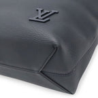 Louis Vuitton LV Aerogram Pilot Tote Shoulder Bag Leather Ink Blue — view 3