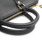 Louis Vuitton Epi Speedy 35 Boston Bag Leather Noir Black — view 4