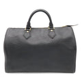 Louis Vuitton Epi Speedy 35 Boston Bag Leather Noir Black